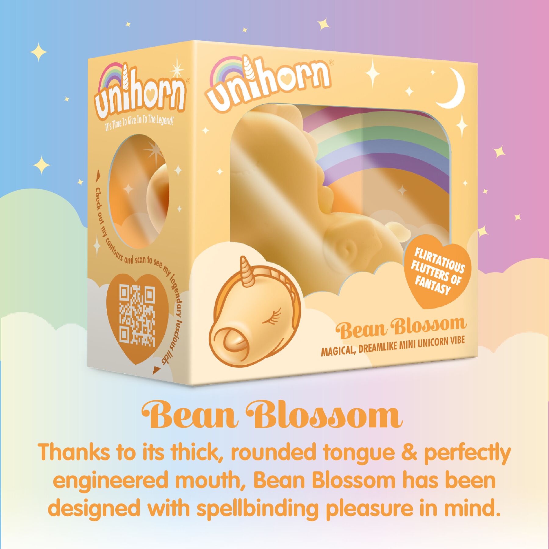 sx2856-61225910919122 Вібратор-єдиноріжка Unihorn - Bean Blossom, пульсівний язичок - Зображення 6