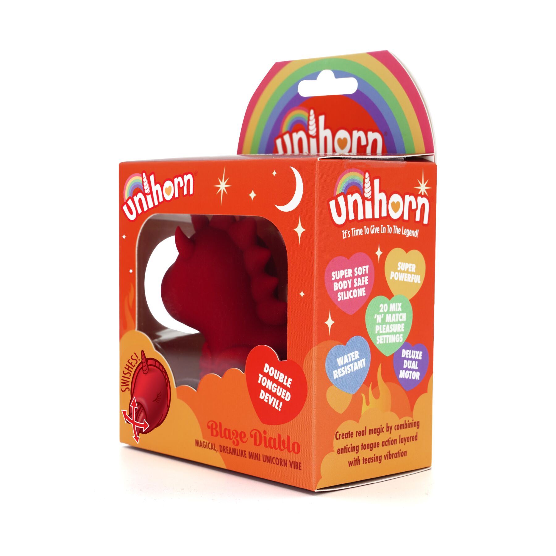 sx2858-53455488829968 Вібратор-єдиноріжка Unihorn - Blaze Diablo, пестливий язичок - Зображення 5