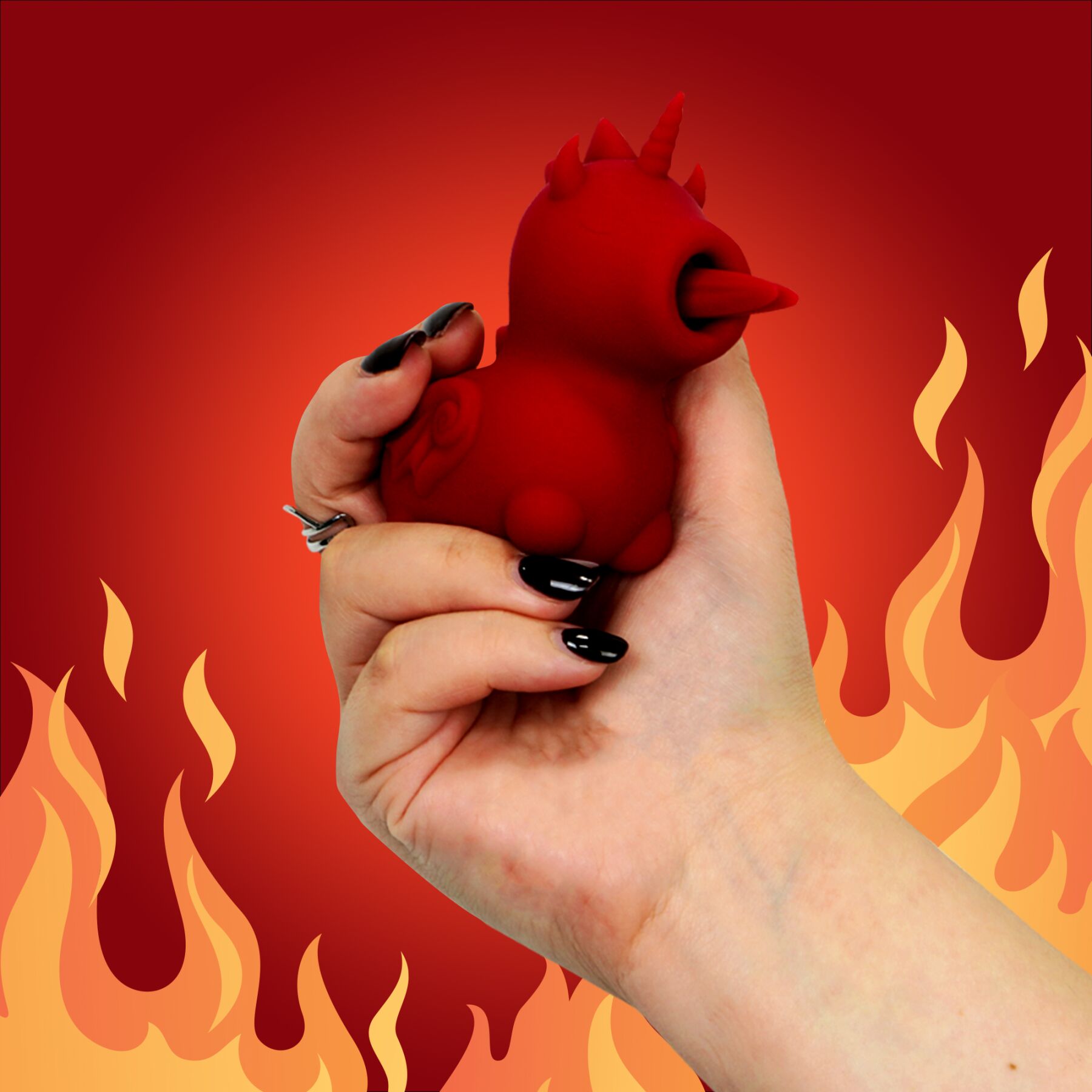 sx2858-97404719971346 Вібратор-єдиноріжка Unihorn - Blaze Diablo, пестливий язичок - Зображення 11