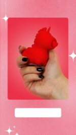 Вібратор-єдиноріжка Unihorn - Cupid's Beau, масажувальний язичок-сердечко - Зображення 10