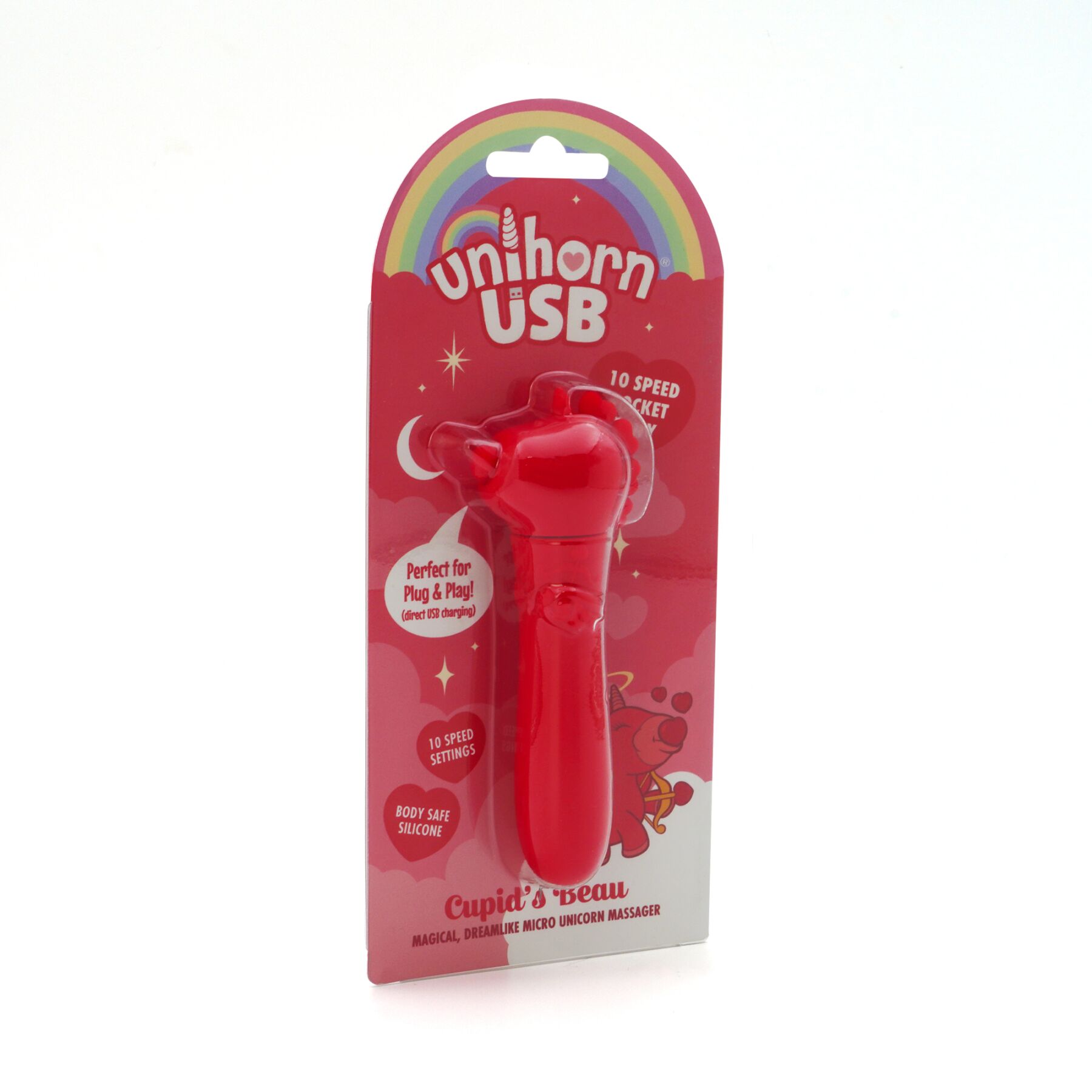sx2861-66928437928305 Вібратор-єдиноріжка Unihorn USB Bullet - Cupid's Beau, віброкуля, USB-зарядка - Зображення 4