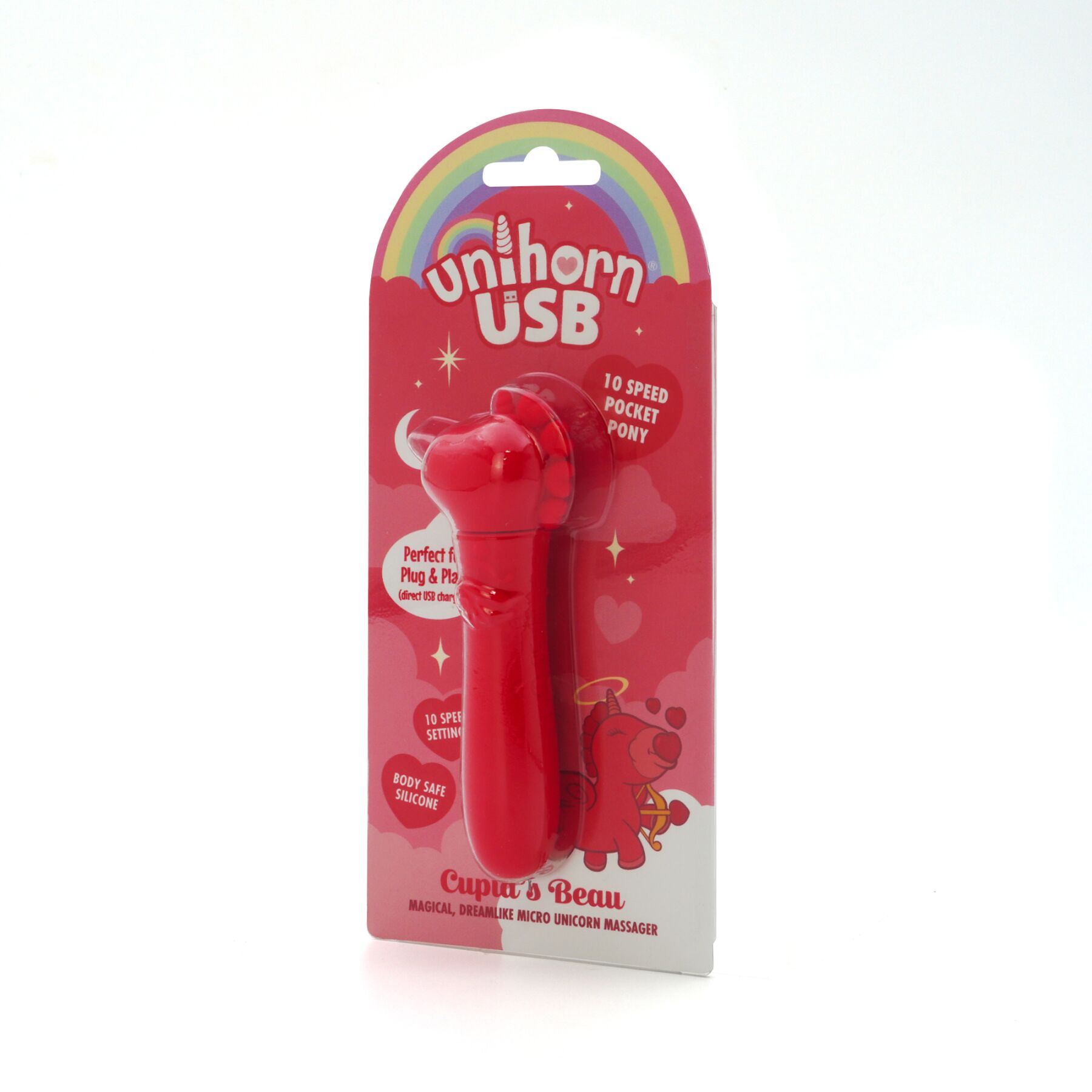 sx2861-89383575242173 Вібратор-єдиноріжка Unihorn USB Bullet - Cupid's Beau, віброкуля, USB-зарядка - Зображення 3