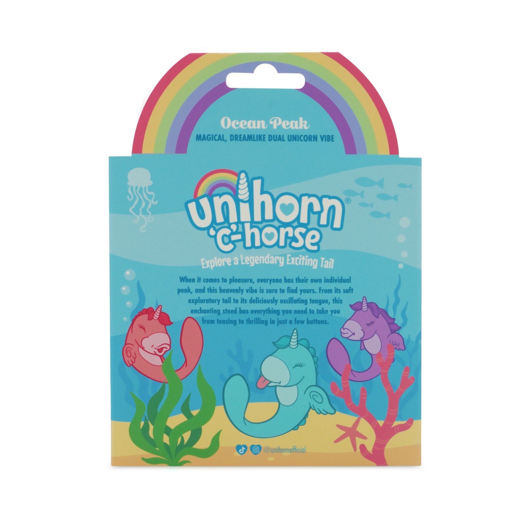 sx2864-66126844534802 Вібратор-єдиноріжка Unihorn - C Horse - Ocean Peak, вагінально-кліторальна стимуляція - Зображення 8