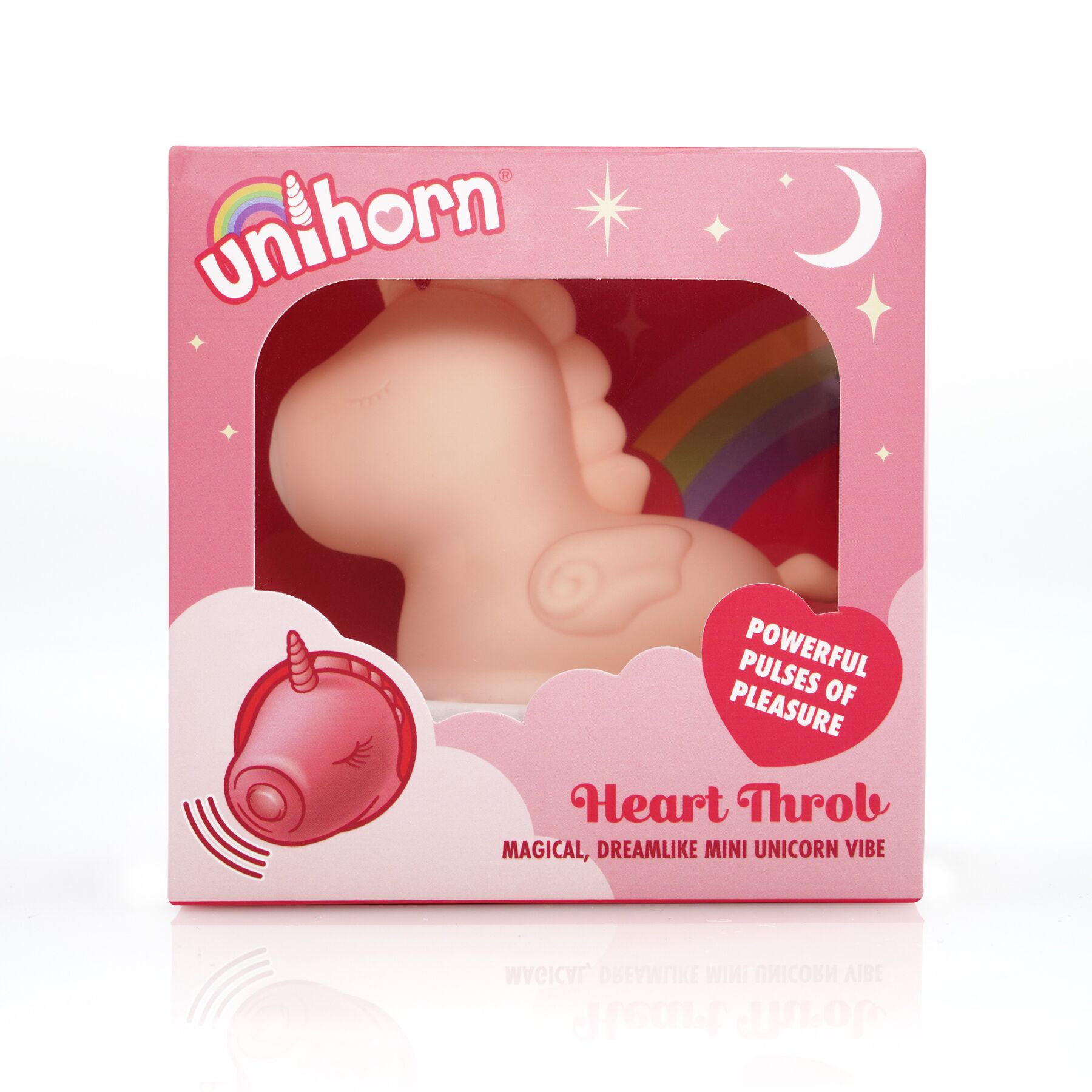 sx2865-52443229127342 Вібратор-єдиноріжка Unihorn - Heart Throb, з пульсацією - Зображення 5
