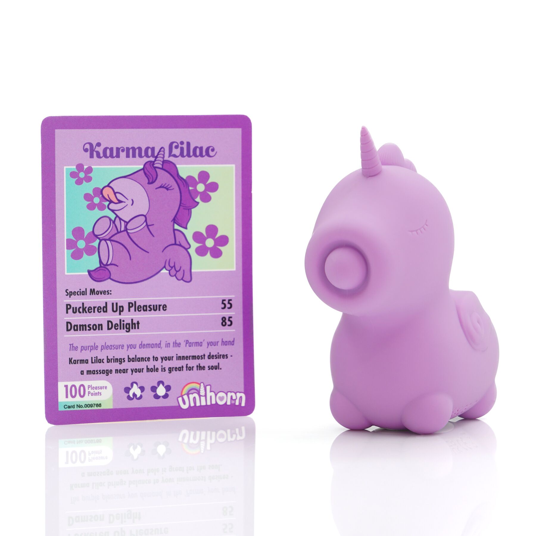 sx2867-76290967350110 Вібратор-єдиноріжка Unihorn - Karma Lilac, з пульсацією - Зображення 5