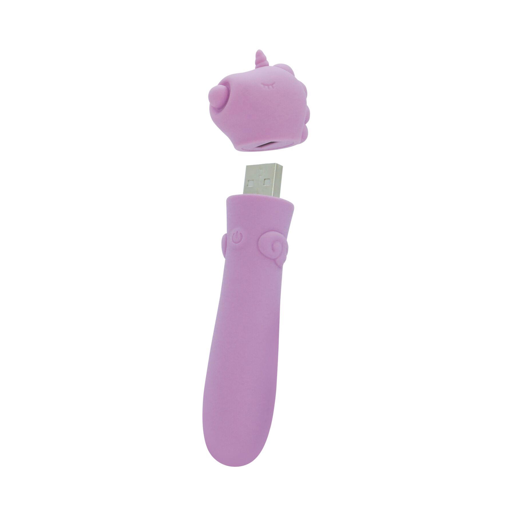 sx2868-76609603270332 Вібратор-єдиноріжка Unihorn USB Bullet - Karma Lilac, віброкуля, USB-зарядка - Зображення 2