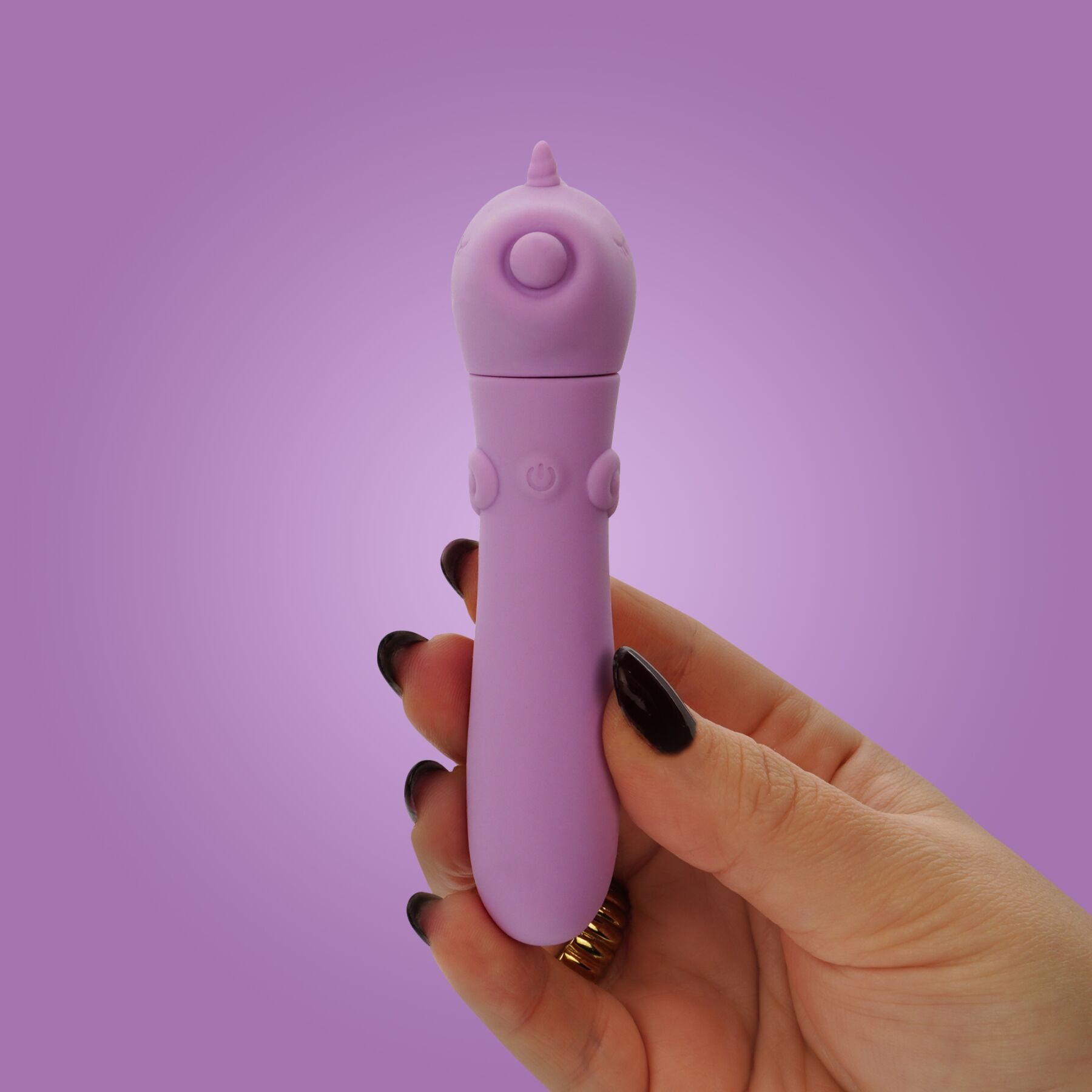 sx2868-92647309867589 Вібратор-єдиноріжка Unihorn USB Bullet - Karma Lilac, віброкуля, USB-зарядка - Зображення 7