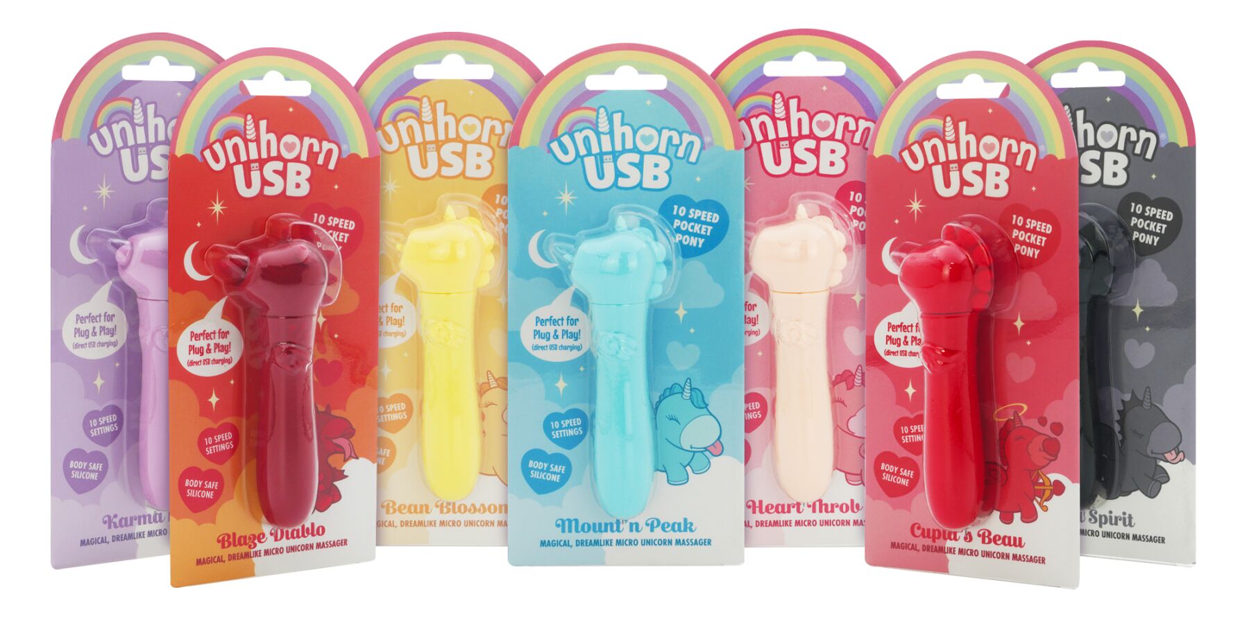 sx2874-94162768280072 Вібратор-єдиноріжка Unihorn USB Bullet - Wild Spirit, віброкуля, USB-зарядка - Зображення 9