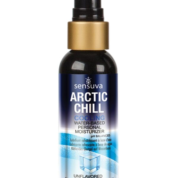 Лубрикант на водній основі Sensuva - Arctic Chill Cooling (57 мл), без гліцерину та парабенів