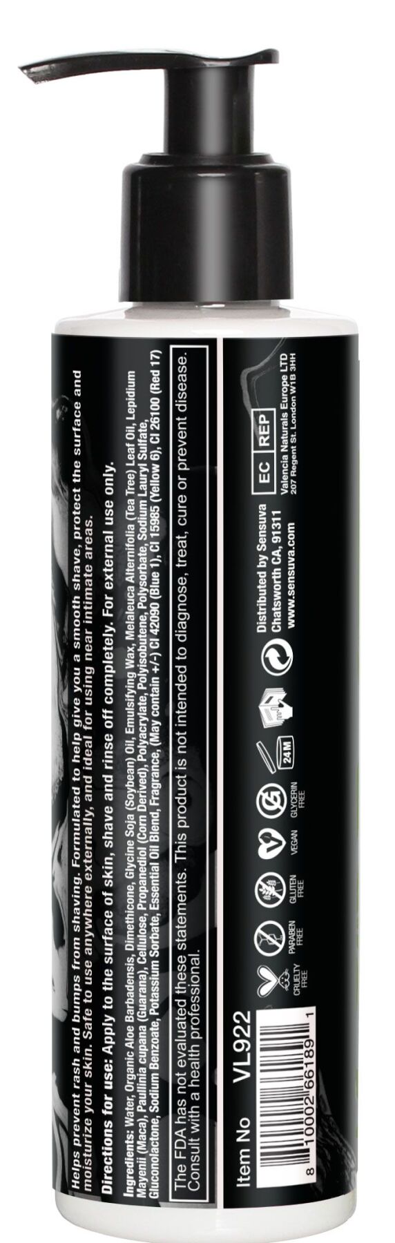 sx2882-64397937531924 Крем для гоління Sensuva ELXYR Shaving Cream - Dark Temptations (236 мл) - Зображення 2