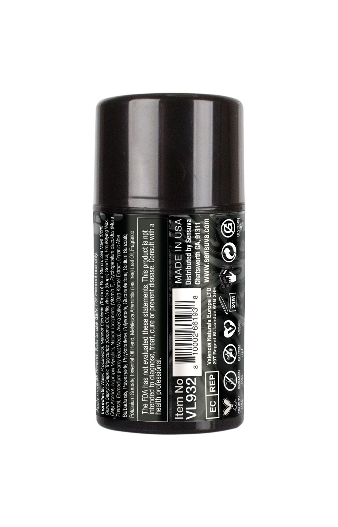 sx2885-76941901629444 Крем-пудра для тіла Sensuva Body Powder Cream - Dark Temptations (50 мл) - Зображення 2