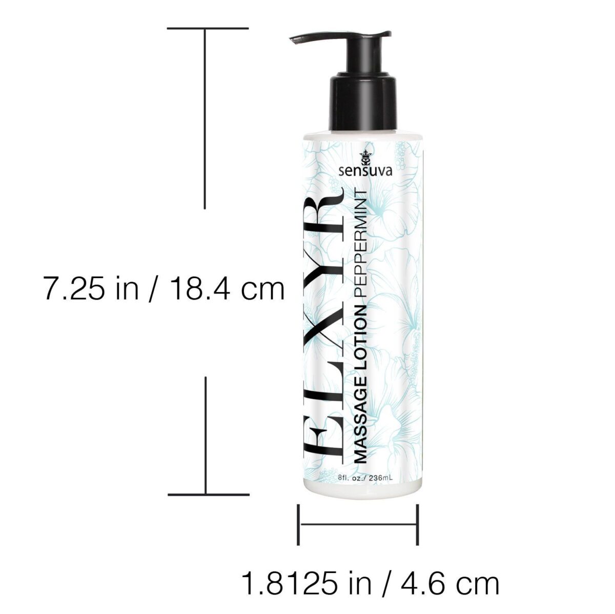 Лосьйон для масажу ніг та ступень Sensuva ELXYR Massage Lotion Peppermint (236 мл) - Зображення 3