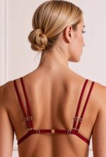 Комплект Passion BELISSANA SET burgundy L - Зображення 7