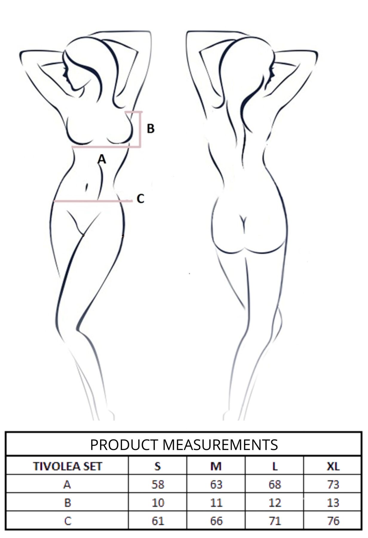 sx2973-43882389279101 Комплект Passion TIVOLEA SET misty rose XL - Зображення 13