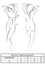 Боді Passion VELMORE BODY blue XL - Зображення 8