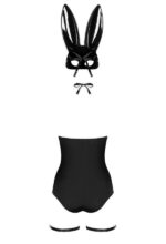 Еротичний костюм кролика Obsessive Bunny costume S/M black (м'ята упаковка!!!) - Зображення 7