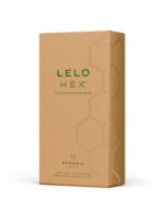 Презервативи LELO HEX Condoms Organic 12 Pack, тонкі та суперміцні (м'ята упаковка!!!)