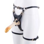 Страпон LOCKINK SEVANDA Queen Sheba Strapon Golden Dildo (м'ята упаковка!!!)