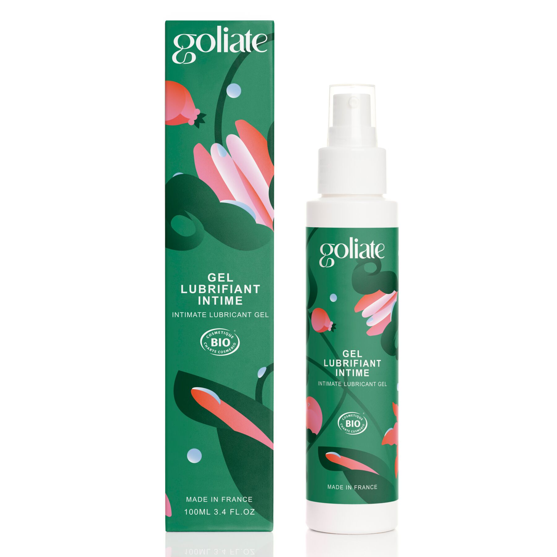 sx3014-16974246566322 Гель-лубрикант Goliate Gel Lubrifiant Intime, 100 мл, екстракт червоних водоростей, веган-френдлі - Зображення 1