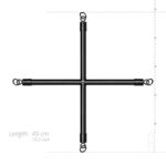 Хрестовина Bedroom Fantasies Hog Tie Cross Bar With Cuffs - Зображення 3