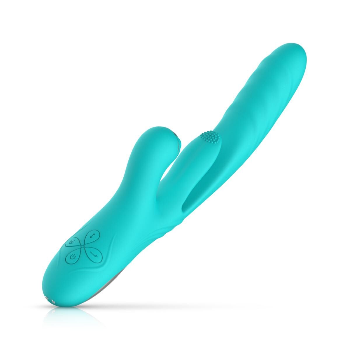 sx3066-34918275799381 Вібратор-кролик Good Vibes Only - Lisa Thrusting Rabbit Vibrator with G-Spot Stimulator - Зображення 1