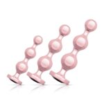 Набір анальних іграшок Rosy Gold - Metal Butt Plug Set 3 Pieces - Зображення 2