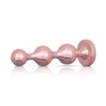 Набір анальних іграшок Rosy Gold - Metal Butt Plug Set 3 Pieces - Зображення 4