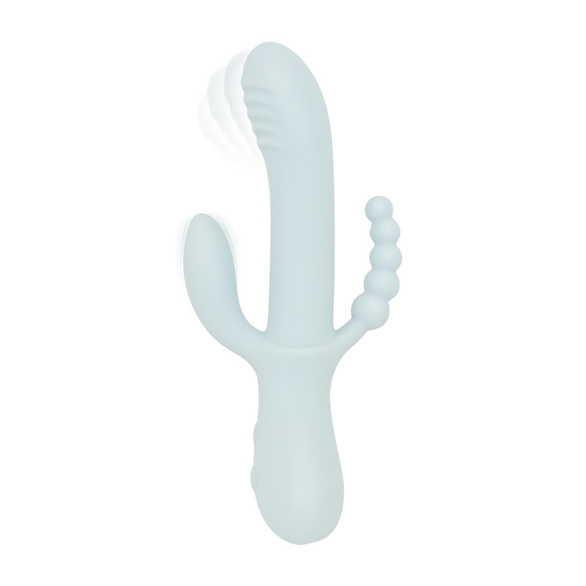 sx3074-20121919895699 Вібратор-кролик Good Vibes Only - SAGE Triple Stimulation Vibe Soft Silicone - Blue - Зображення 1