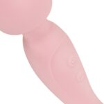 Вібромасажер Good Vibes Only - SIMI Double-Sided Wand Vibrator Soft Silicone - Pink - Зображення 6
