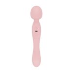 Вібромасажер Good Vibes Only - SIMI Double-Sided Wand Vibrator Soft Silicone - Pink - Зображення 3