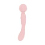 Вібромасажер Good Vibes Only - SIMI Double-Sided Wand Vibrator Soft Silicone - Pink - Зображення 2
