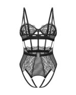 Боді Obsessive Hersis crotchless teddy S/M - Зображення 8