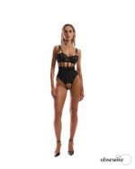 Боді Obsessive Hersis crotchless teddy S/M - Зображення 10