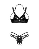Комплект Obsessive Keira Lise 2-pcs crotchless set S/M - Зображення 5