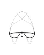 Прикраса на тіло Obsessive Lustique Black harness bra S/M/L - Зображення 2