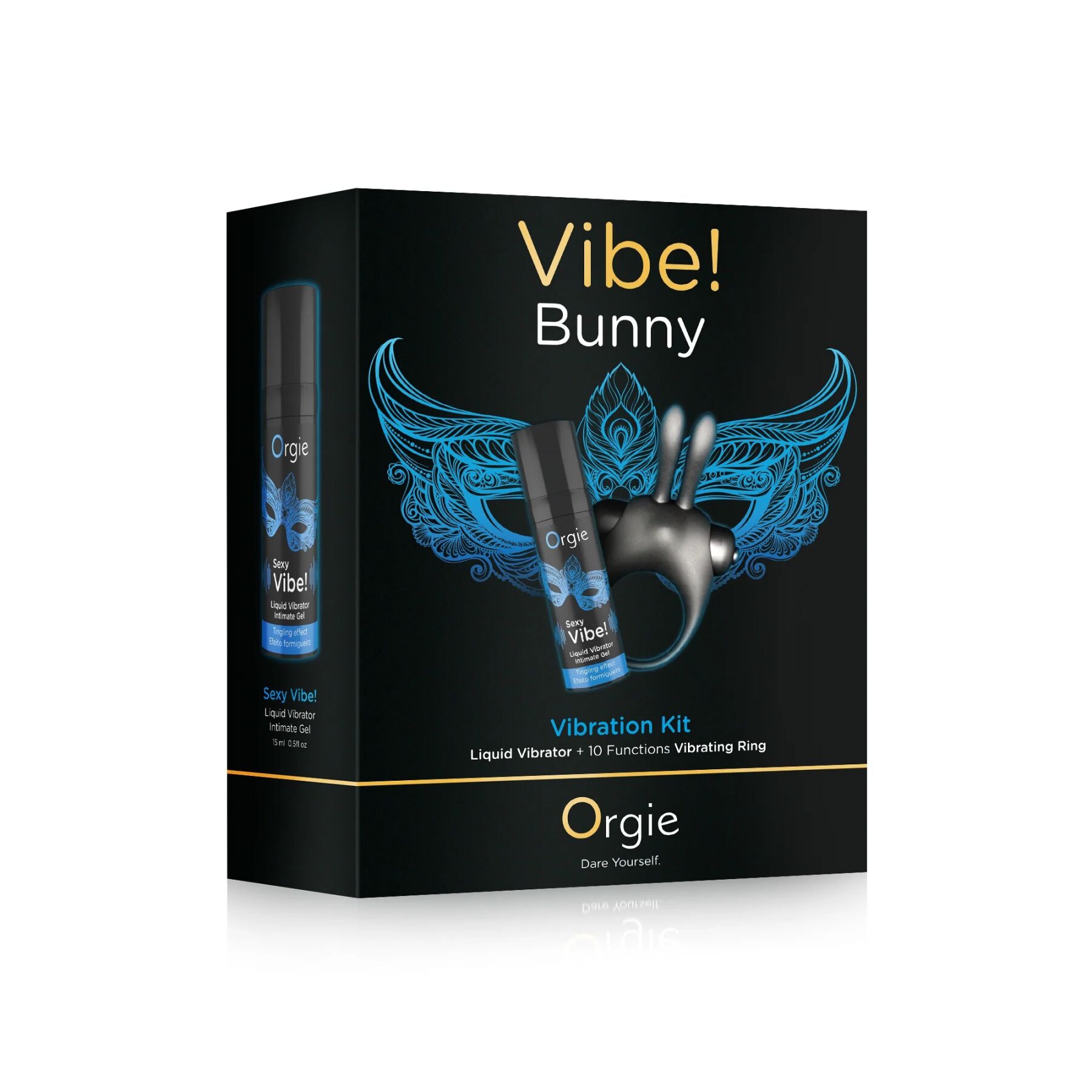 sx3137-50497569444007 Набір Orgie Vibe Bunny: рідкий вібратор та ерекційне віброкільце - Зображення 1