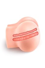 Смоктальна вагіна-мастурбатор Real Body Real Lola, вагіна та анус, з вібрацією і звуком - Зображення 8