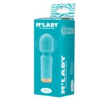 Вібромасажер M’Lady Mini Vibrating Wand Teal - Зображення 2
