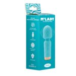 Вібромасажер M’Lady Mini Vibrating Wand Teal - Зображення 4