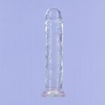 Прозорий фалоімітатор на присосці ADDICTION Vertical Dong 9″, віброкуля в подарунок - Зображення 6
