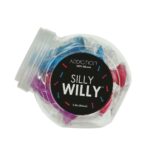 Набір фалоімітаторів ADDICTION Silly Willy 3.3” Silicone Dildo, 3 кольори, 12 шт - Зображення 14