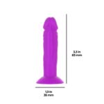 Набір фалоімітаторів ADDICTION Silly Willy 3.3” Silicone Dildo, 3 кольори, 12 шт - Зображення 12